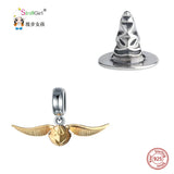 Strollgirl Oxidation Hat Charm 925 Sterling Silver Beads
