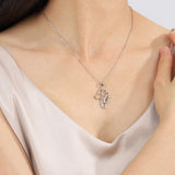 Strollgirl Sterling Silver 925 Dog Pet Necklaces & Pendants for Women