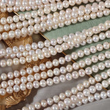 6mm Four-sided Light Nucleated AK Natural Freshwater Pearl Loose Beads