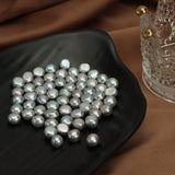 8mm Baroque Particles Natural Freshwater Pearl Plated Gray Loose Beads