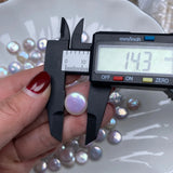 13-14mm Baroque Flying Saucer Pearl Beads DIY Accessories