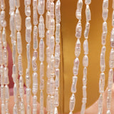 Baroque Thread Toothpick Pearls Freshwater Loose Beads Necklace Bracelet