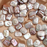 Baroque Square Pearl Loose Beads DIY Earrings Necklace