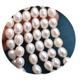 9-10mm Natural Freshwater Pearl Rice Beads DIY Jewelry Accessories