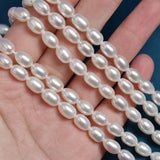 6*9mm Freshwater Pearl Baroque Long Meter Shaped Loose Beads