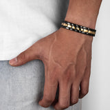 Men's Stainless Steel 4 Elements Health Bracelet with Strong Magnets