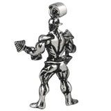 Strong Man Dumbbell Fitness Pendant Necklace Men Jewelry