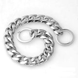 Strong Pet Dog Collar Stainless Steel Pubby Pitbull Training Choke Chain Collar