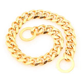 Strong Pet Dog Collar Stainless Steel Pubby Pitbull Training Choke Chain Collar