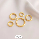 DIY Braided Hand Rope Snap Ring - Set of 5