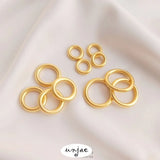 DIY Braided Hand Rope Snap Ring - Set of 5