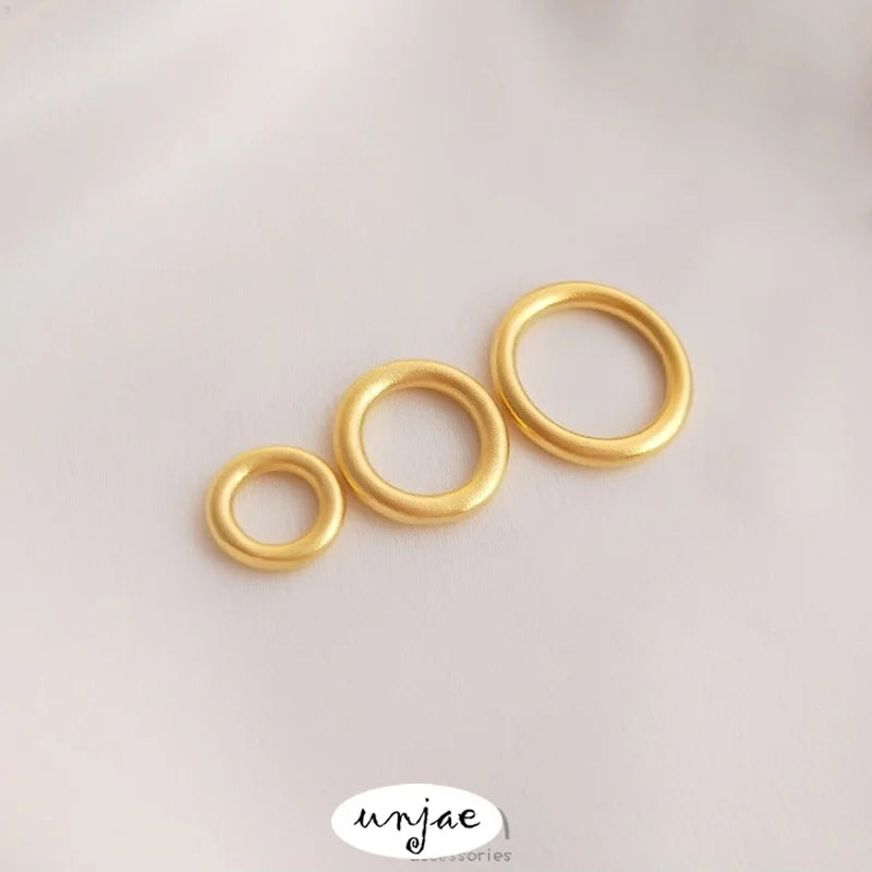 DIY Braided Hand Rope Snap Ring - Set of 5