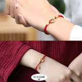 DIY Braided Hand Rope Snap Ring - Set of 5