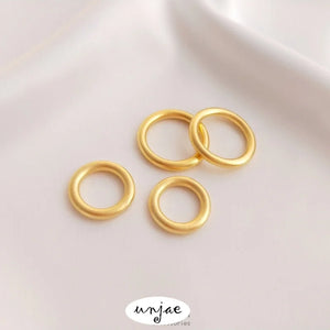 DIY Braided Hand Rope Snap Ring - Set of 5