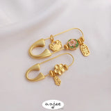 Vietnam Sand Brooch High-End Accessories DIY Pendant Buckle