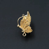 Stud Clip Earrings Post with Loop Hanger Butterfly Findings DIY