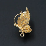Stud Clip Earrings Post with Loop Hanger Butterfly Findings DIY
