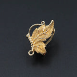 Stud Clip Earrings Post with Loop Hanger Butterfly Findings DIY