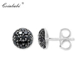 925 Sterling Silver Zirconia Stud Earring Gift for Women