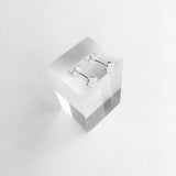 925 Sterling Silver Pave Zirconia Stud Earring for Women Men