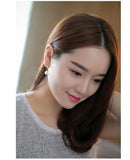 925 Sterling Shell Pearl Silver Stud Earrings for Women