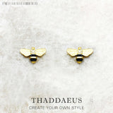 Bee Dancer Stud Earrings in 925 Sterling Silver