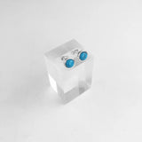 925 Silver Stone Stud Earrings High Quality Europe Style Gift