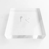 Cross Pave Faith Stud Earrings Zirconia Vintage Jewelry