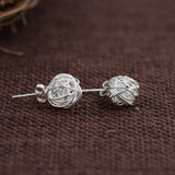 925 Sterling Silver Stud Earrings for Women Bridal Wedding Jewelry