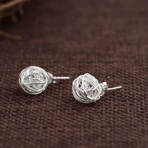 925 Sterling Silver Stud Earrings for Women Bridal Wedding Jewelry