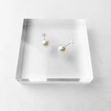 Pearl Ball Stud Earrings 925 Sterling Silver