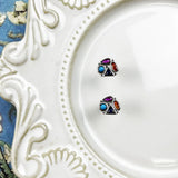 Paradisiacal 925 Silver Stud Earrings