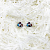 Play of Colours Stud Earrings in 925 Sterling Silver