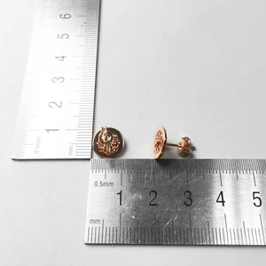 925 Sterling Silver Zirconia Stud Earrings Romantic Gift