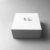 Skull Stud Earrings 925 Sterling Silver Jewelry