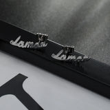 Stud Earrings with Name Stainless Steel Earring for Women