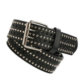 Studded Waist Belts for Jeans Pants Star Wide Belt Cowgirl Body Jewelry