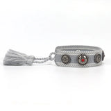 Studded Woven Friendship Bracelets Adjustable Rope Bangle
