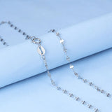 925 Sterling Silver 16 Inch Necklace Chain Female Jewelry