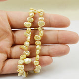Champagne Baroque Loose Beads 4-9MM DIY Jewelry Women Gift