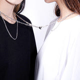 Splicing Magnets Love Couple Necklace