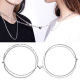 Splicing Magnets Love Couple Necklace