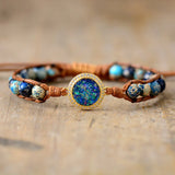 Stunning Opal Rhinestone Wrap Bracelet Vegan Jewelry