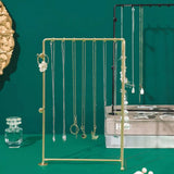 Space Saving Jewelry Display Rack Multi-hooks Jewelry Storage