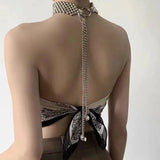 Silver Women Waist Chain Spice Girls Decorative Necklace