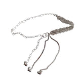 Silver Women Waist Chain Spice Girls Decorative Necklace