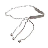 Silver Women Waist Chain Spice Girls Decorative Necklace