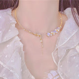 Stylish Pearl Accessories 14k Plated Women's Collar