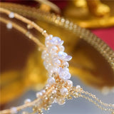Stylish Pearl Accessories 14k Plated Women's Collar