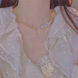 Stylish Pearl Accessories 14k Plated Women's Collar